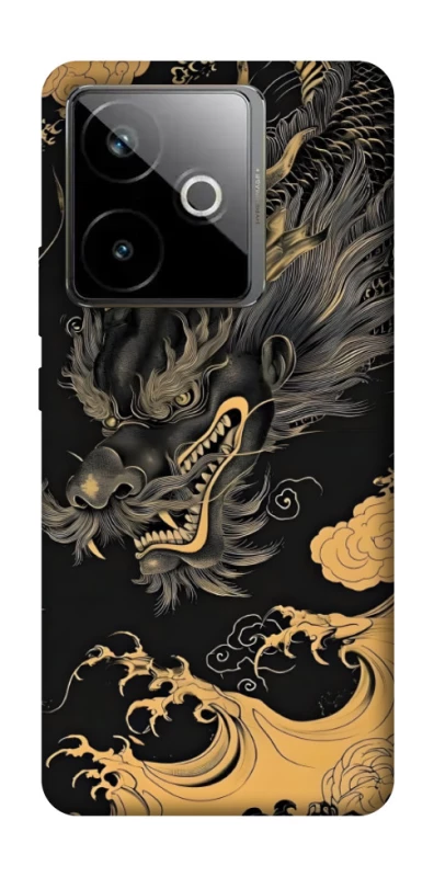 Чохол на Realme GT 7T gold dragon фото 1 з 1