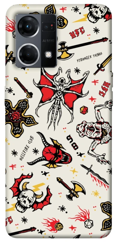 Чохол на Oppo Reno 7 4G Stranger Things ver.2 фото 1 з 1