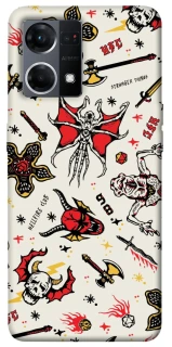 Чохол на Oppo Reno 7 4G Stranger Things ver.2 фото 1 з 1