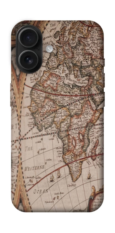 Чохол на Apple iPhone 16 Карта подорожей фото 1 з 1