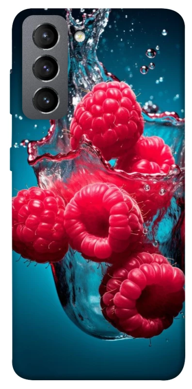 Чохол на Samsung Galaxy S21 FE Малинка у воді фото 1 з 1