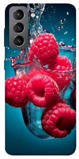 Чохол на Samsung Galaxy S21 FE Малинка у воді фото 1 з 1