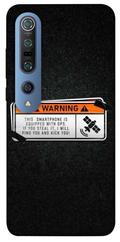 Чохол на Xiaomi Mi 10 / Mi 10 Pro Warning фото 1 з 1