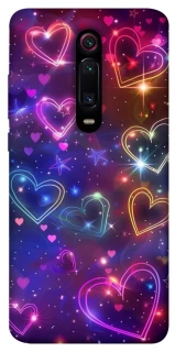 Чохол на Xiaomi Redmi K20 / K20 Pro / Mi9T / Mi9T Pro Drawn hearts фото 1 з 1