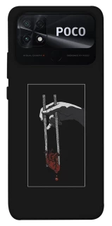 Чехол на Xiaomi Poco C40 Палочки сердцееда фото 1 из 1