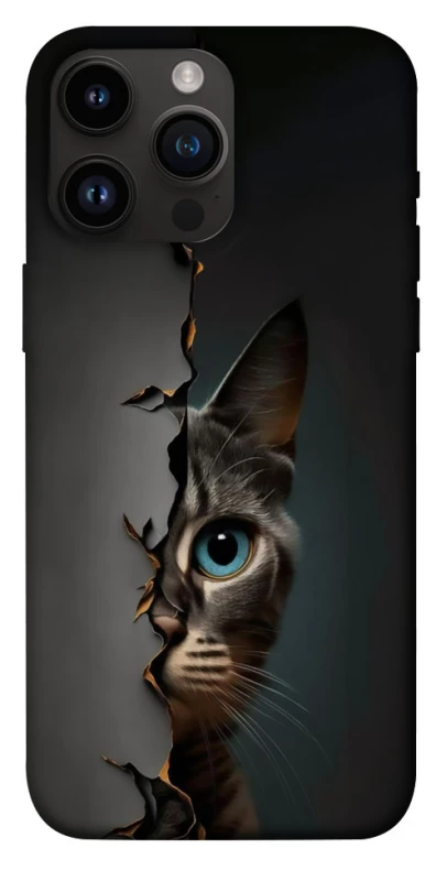 Чохол на Apple iPhone 14 Pro Max (6.7") Кіт-підглядач v2 фото 1 з 1