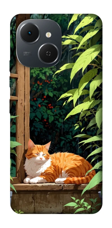 Чохол на TECNO Spark 40C red cat фото 1 з 1