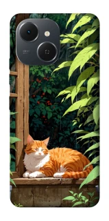 Чохол на TECNO Spark 40C red cat фото 1 з 1