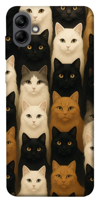 Чохол на Samsung Galaxy A04 Colorful Cat Collage фото 1 з 1