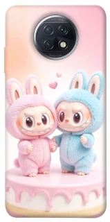 Чехол на Xiaomi Redmi Note 9 5G / Note 9T Labubu Twins фото 1 из 1
