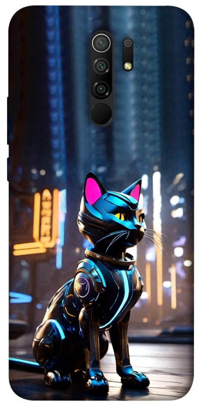 Чохол на Xiaomi Redmi 9 Cyber cat фото 1 з 1