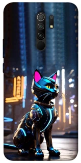 Чохол на Xiaomi Redmi 9 Cyber cat фото 1 з 1
