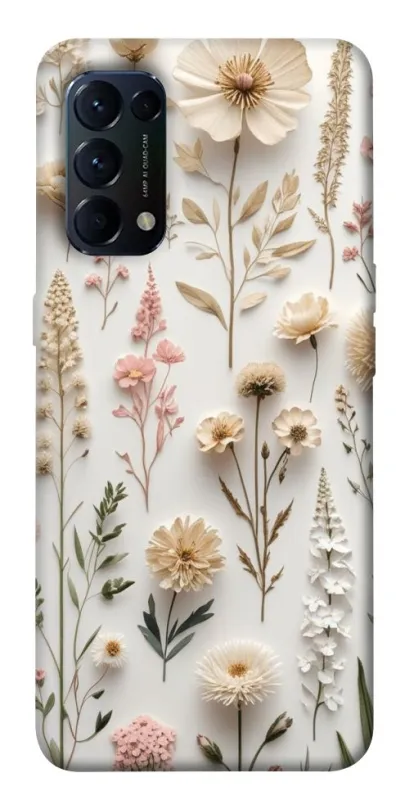 Чохол на Oppo Reno 5 4G Floral design ver.1 фото 1 з 1