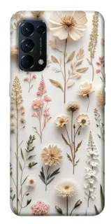 Чохол на Oppo Reno 5 4G Floral design ver.1 фото 1 з 1