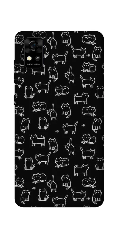 Чехол на ZTE Blade A31 Black Cats фото 1 из 1