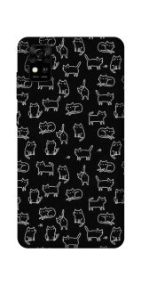 Чохол на ZTE Blade A31 Black Cats фото 1 з 1