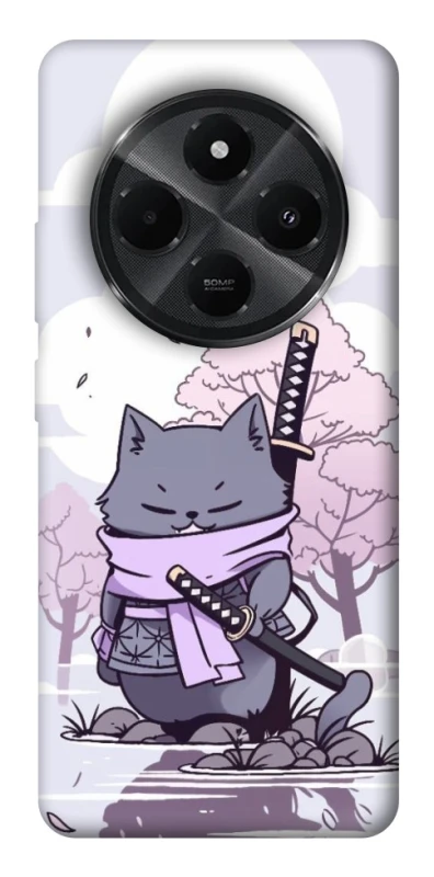 Чохол на Xiaomi Poco C75 Samurai cat фото 1 Чохол на Xiaomi Poco C75 Samurai cat фото 1 з 1