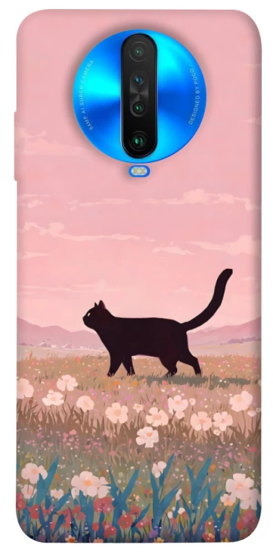 Чохол на Xiaomi Poco X2 cat on a field фото 1 з 1