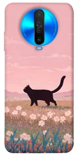 Чехол на Xiaomi Poco X2 cat on a field фото 1 из 1