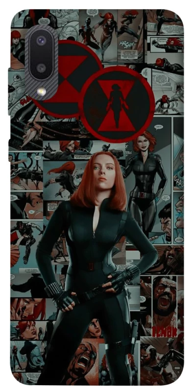 Чехол на Samsung Galaxy A02 Black Widow фото 1 из 1