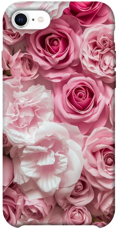 Чохол на Apple iPhone SE (2020) Рожеві Квіти фото 1 з 1