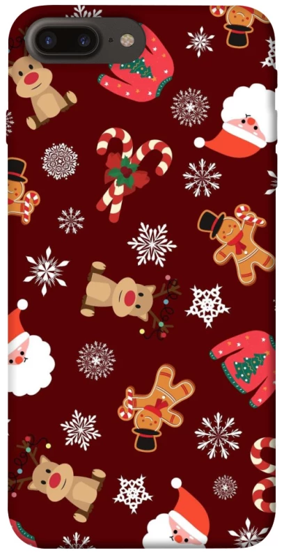 Чохол на Apple iPhone 7 plus / 8 plus Новорічний v6 фото 1 з 1