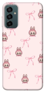 Чехол на Samsung Galaxy M13 4G Pink bows and Labubus фото 1 из 1