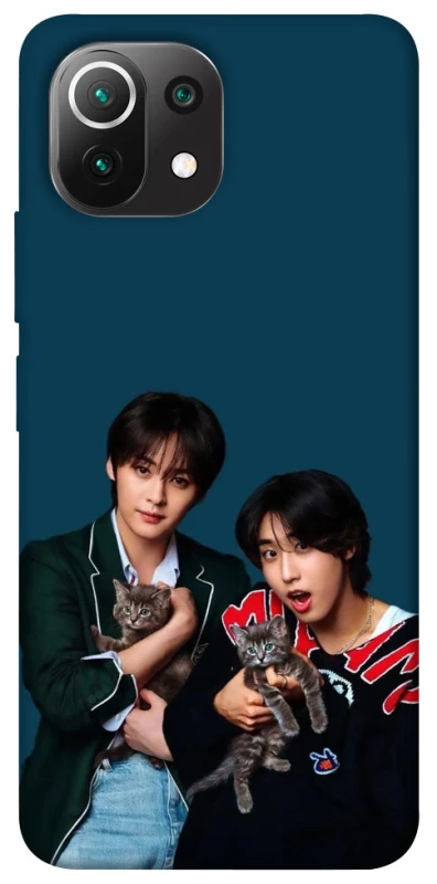 Чехол на Xiaomi Mi 11 Lite Lee Know and Han - Stray Kids фото 1 из 1