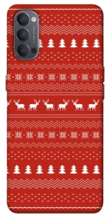 Чехол на Oppo Reno 4 Новогодний v12 фото 1 из 1