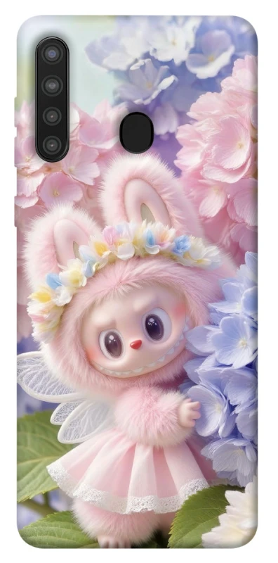 Чохол на Samsung Galaxy A21 Labubu & Flowers ver.1 фото 1 з 1