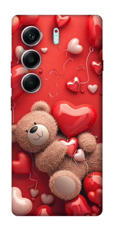 Чохол на Tecno Camon 40 Pro bear in hearts фото 1 з 1