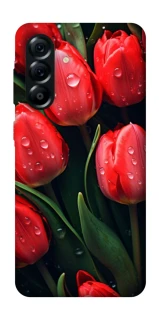 Чехол на Samsung Galaxy A57 5G Красные тюльпаны фото 1 из 1