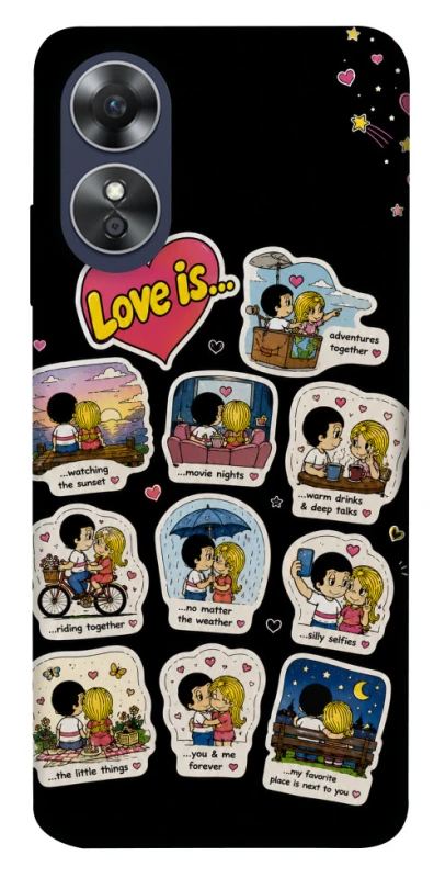 Чехол на Oppo A17 Love is ver.4 фото 1 из 1