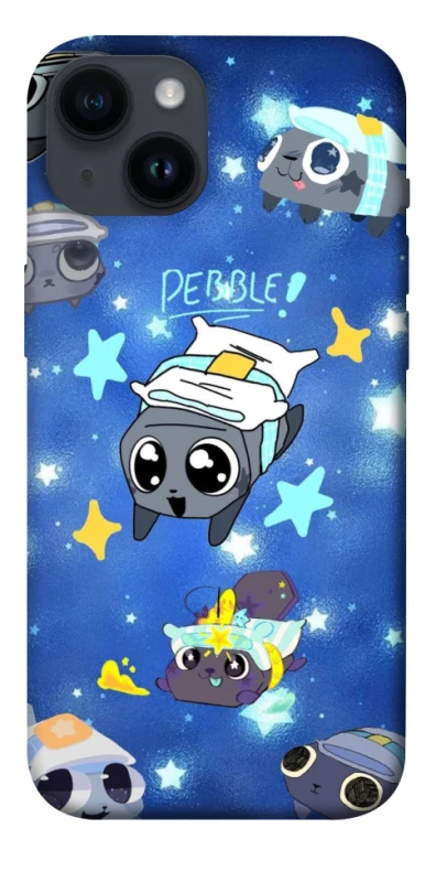 Чохол на Apple iPhone 14 (6.1") Pebble kitten stars фото 1 з 1