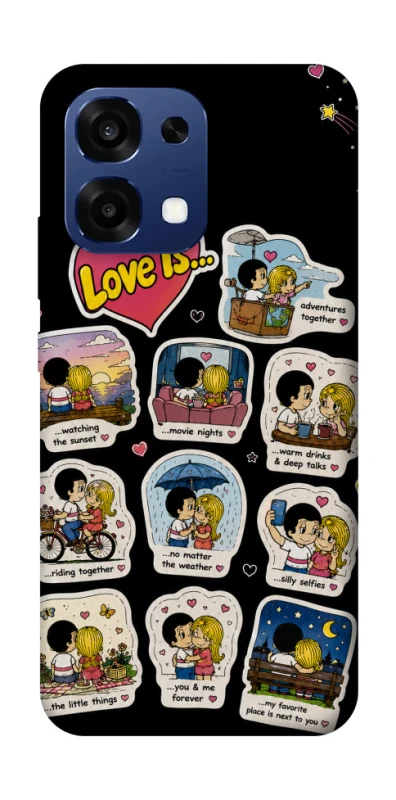 Чехол на Oppo A6 Pro 4G/5G Love is ver.4 фото 2 из 2