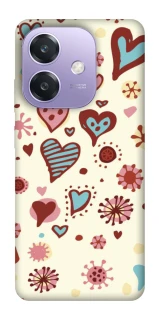 Чохол на Oppo A3X Pretty hearts фото 1 з 1
