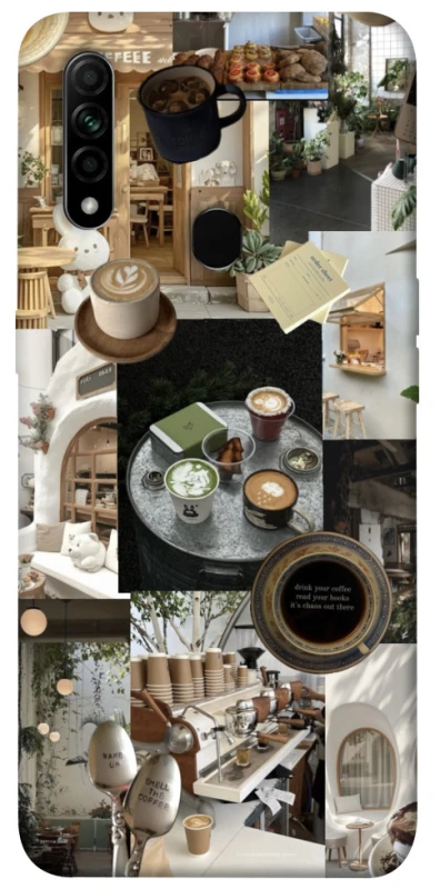 Чохол на Oppo A31 Coffee collage ver.4 фото 1 з 1