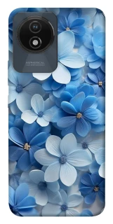 Чохол на Vivo Y02 Сині квіти фото 1 з 1