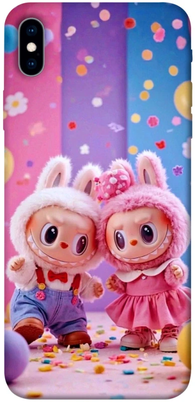 Чохол на Apple iPhone XS Max (6.5") Labubu twins ver.3 фото 1 з 1