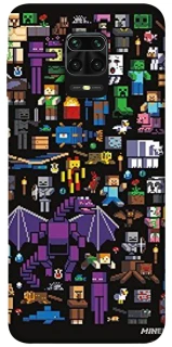 Чохол на Xiaomi Redmi Note 9s / Note 9 Pro / Note 9 Pro Max Minecraft v5 фото 1 з 1