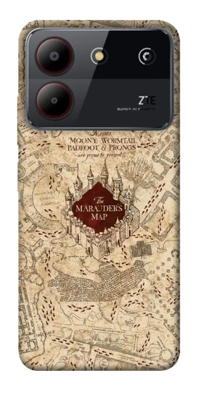 Чехол на ZTE Blade A54 4G Marauders map фото 1 из 1