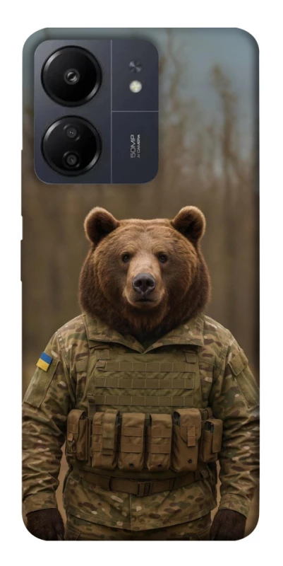 Чохол на Xiaomi Redmi 13C Ведмідь захисник фото 1 з 1