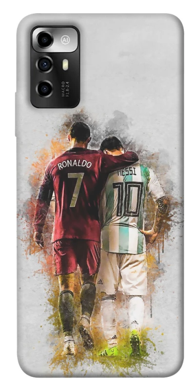Чохол на ZTE Blade A72 Ronaldo та Messi фото 1 з 1