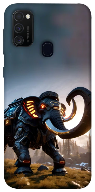 Чохол на Samsung Galaxy M21 Cyber ​​elephant фото 1 з 1