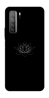 Чохол на Huawei Nova 7 SE Black Lotus фото 1 Чохол на Huawei Nova 7 SE Black Lotus фото 1 з 1