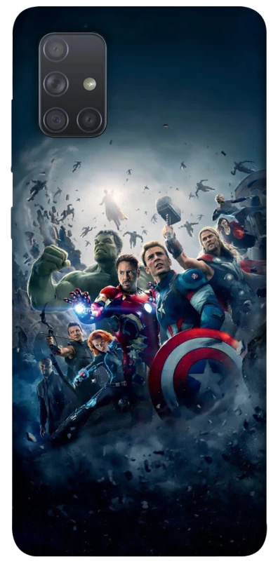 Чехол на Samsung Galaxy A71 Marvel heroes фото 1 из 1