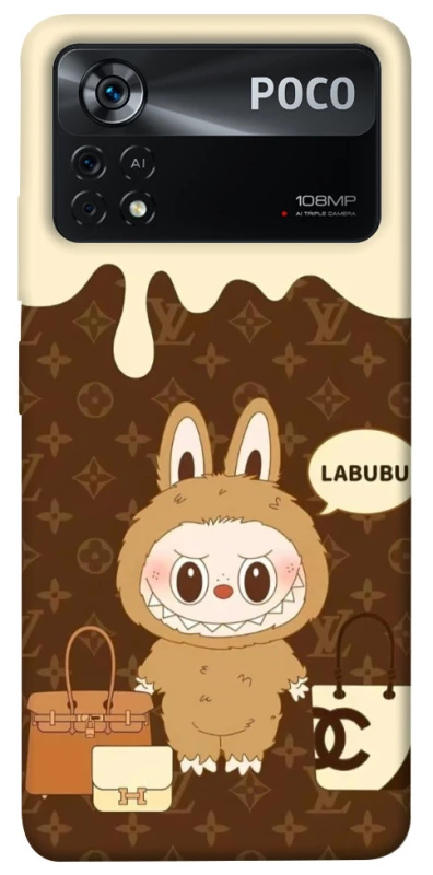 Чохол на Xiaomi Poco X4 Pro 5G Labubu LV фото 1 з 1