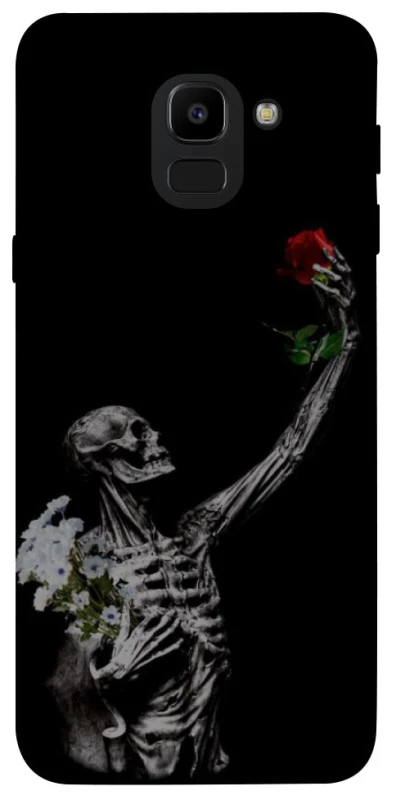Чохол на Samsung J600F Galaxy J6 (2018) Skeleton vs Rose фото 1 з 1