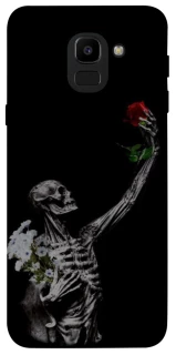 Чехол на Samsung J600F Galaxy J6 (2018) Skeleton vs Rose фото 1 из 1
