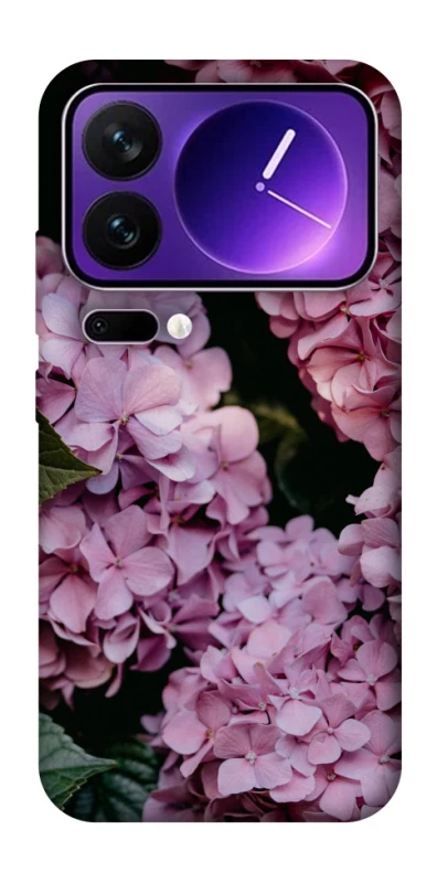 Чохол на Xiaomi 17 Pro Max Рожеві гартензії фото 1 з 1